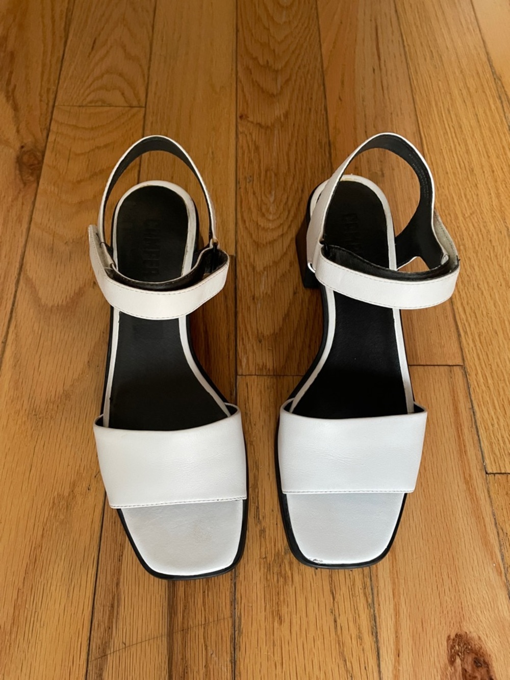 Camper Women's White Ankle-Strap Sandals